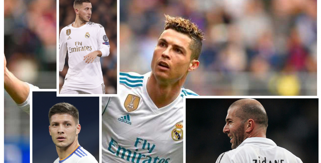 Las 10 compras m&aacute;s caras de la historia del Real Madrid