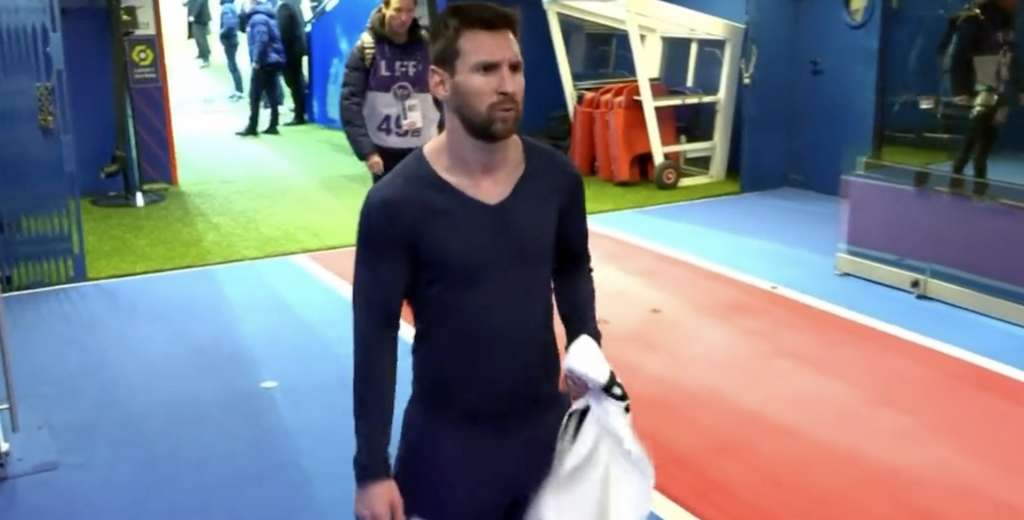 Termin&oacute; el partido, Messi no salud&oacute; a nadie y se fue solo al vestuario