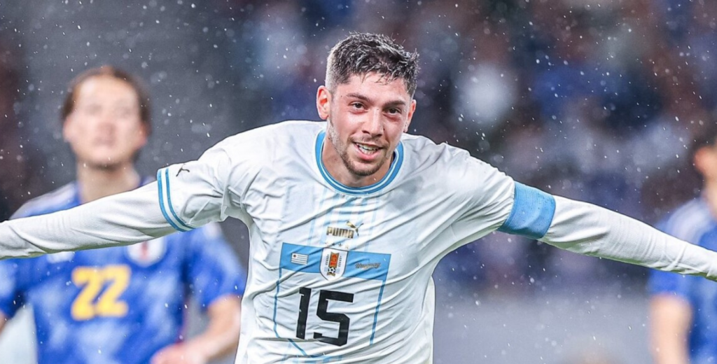Demostr&oacute; su clase: as&iacute; fue el gol de Fede Valverde para Uruguay