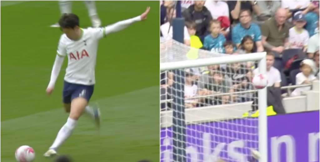 Son y una clase de c&oacute;mo pegarle con efecto: el golazo que le hizo al Brighton