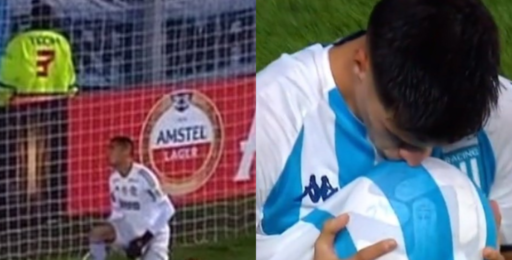 Libertadores: &iexcl;Oroz la clav&oacute; en el &aacute;ngulo e igual&oacute; para Racing!