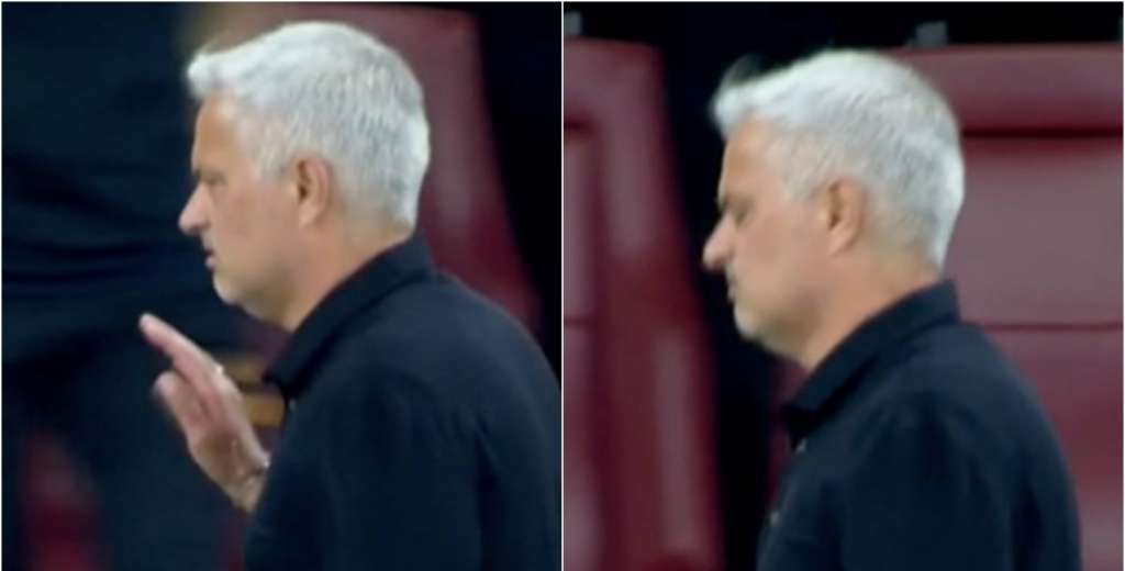 Mourinho siendo Mourinho: se enojó con los suplentes por festejar el gol de Dybala