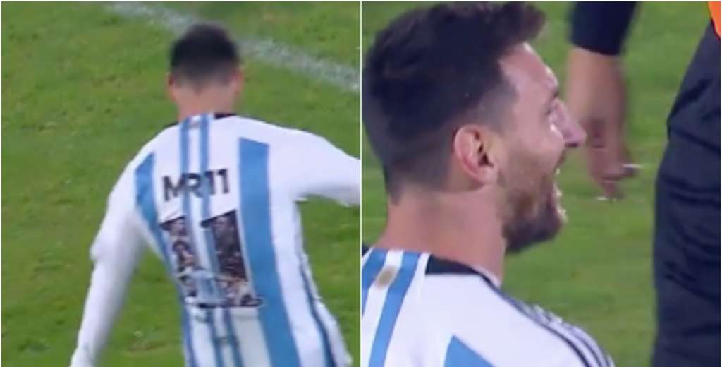 Iban dos minutos la despedida de Maxi Rodr&iacute;guez y Messi la puso al &aacute;ngulo