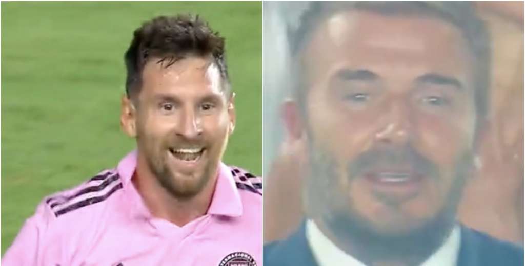 Messi hizo un golazo &eacute;pico e hizo llorar a David Beckham: locura total en Miami