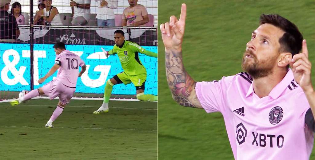 Sensacional: Messi la baj&oacute; con el pecho y meti&oacute; un golazo