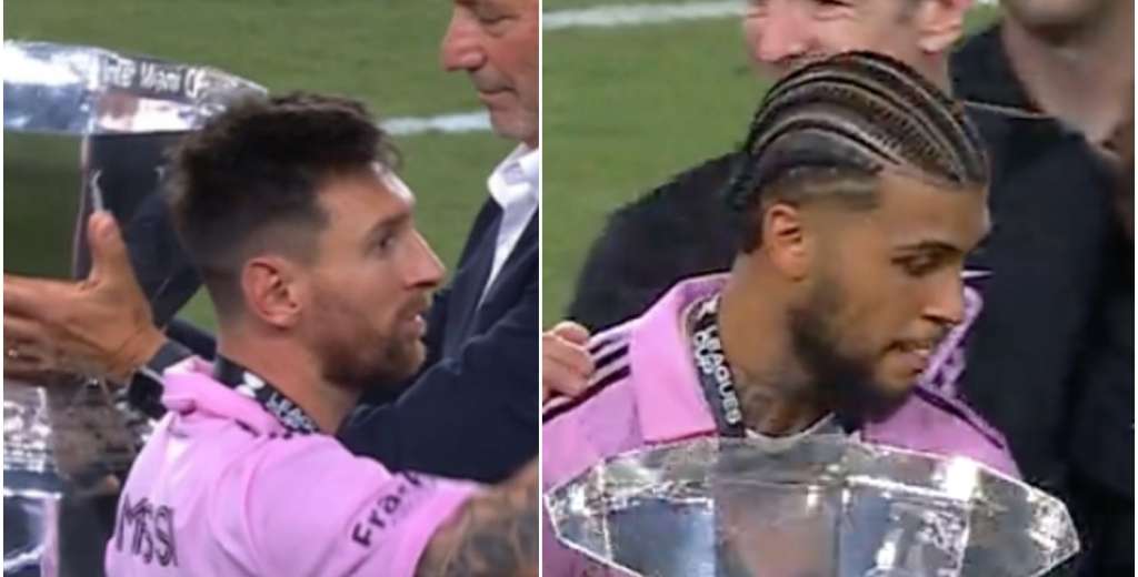 Esto de Messi es de un genio distinto a todo: no quiso levantar el trofeo...