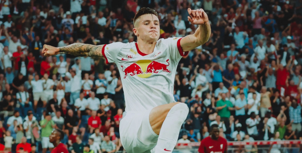 Mide 1,94 , hace goles para Leipzig y está en los planes del Real Madrid y Barcelona