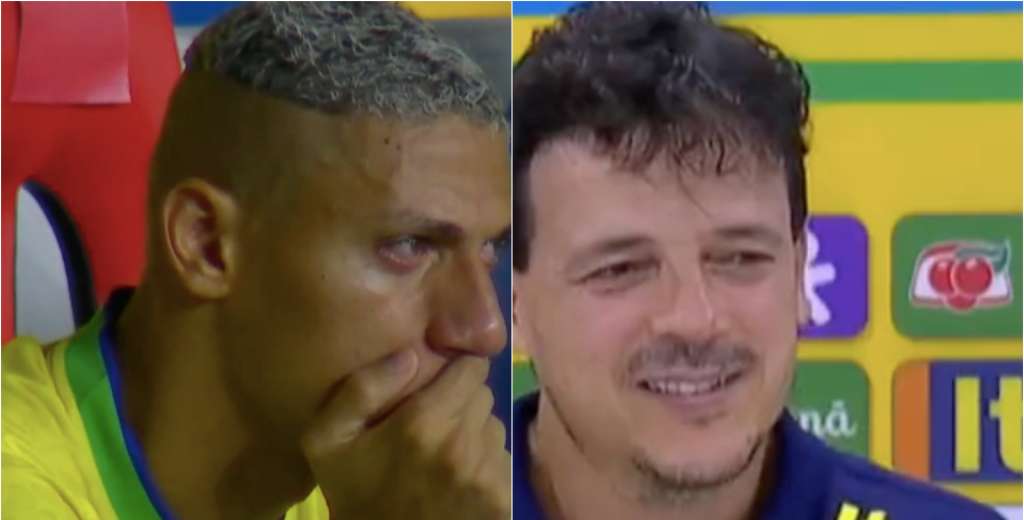 As&iacute; act&uacute;a un l&iacute;der en la crisis: la frase de Diniz sobre Richarlison y su llanto