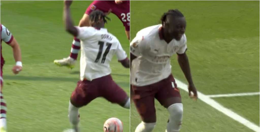 Por esto lo ped&iacute;a Guardiola: Doku es un rayo y le clav&oacute; un golazo al West Ham