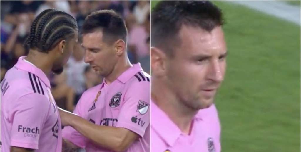 La imagen que paraliza a todos: Messi pidi&oacute; el cambio en Inter Miami