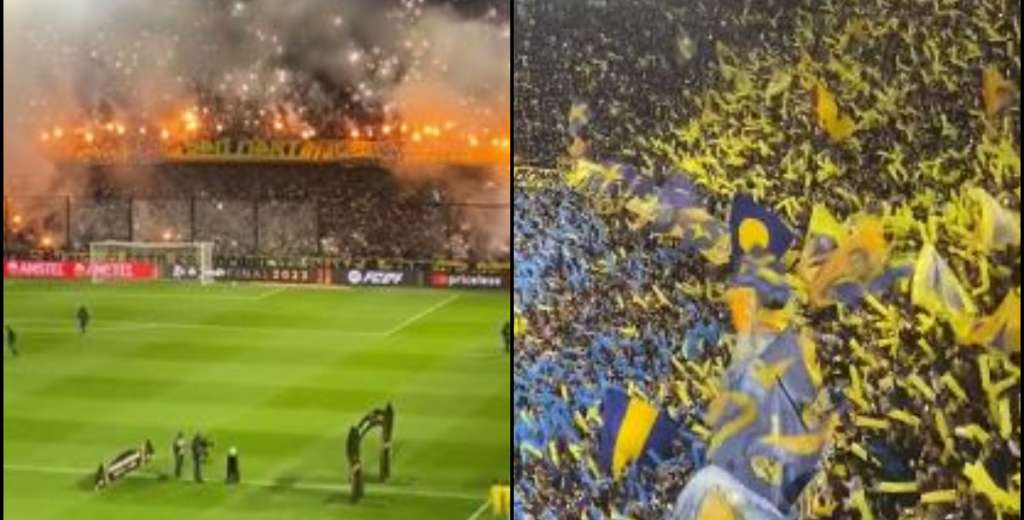 Boca arm&oacute; un recibimiento impresionante y la TV y Conmebol no lo quisieron mostrar