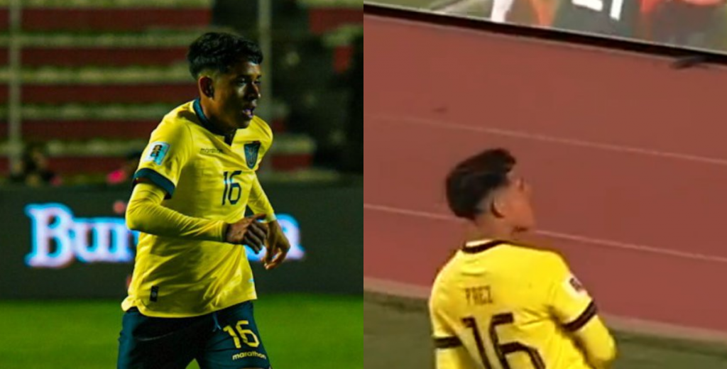 Kendry P&aacute;ez es una bestia: con s&oacute;lo 16 a&ntilde;os marc&oacute; un golazo con la Selecci&oacute;n de Ecuador