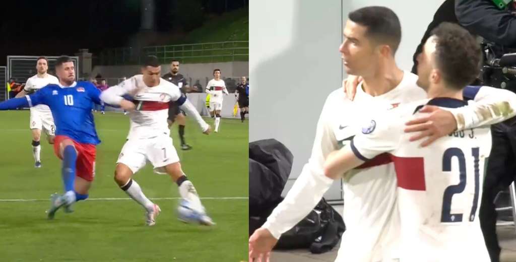 Cristiano Ronaldo bestial: meti&oacute; este golazo a toda velocidad al &aacute;ngulo