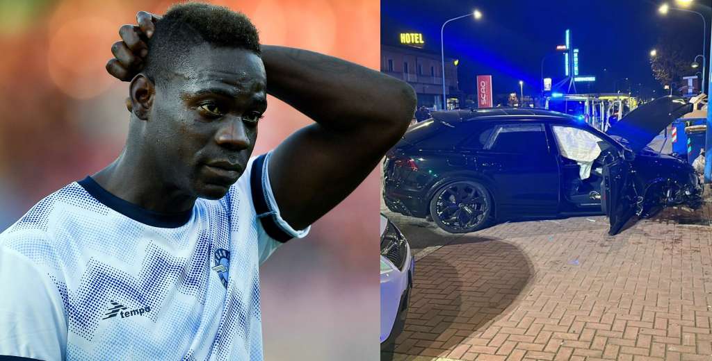 Escándalo con Balotelli: destruyó su auto y se negó a un test