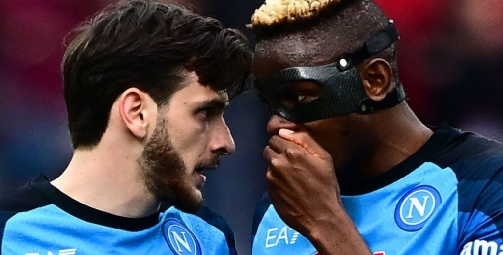 Osimhen estall&oacute; contra el agente de Kvaratskhelia: "Eres basura"