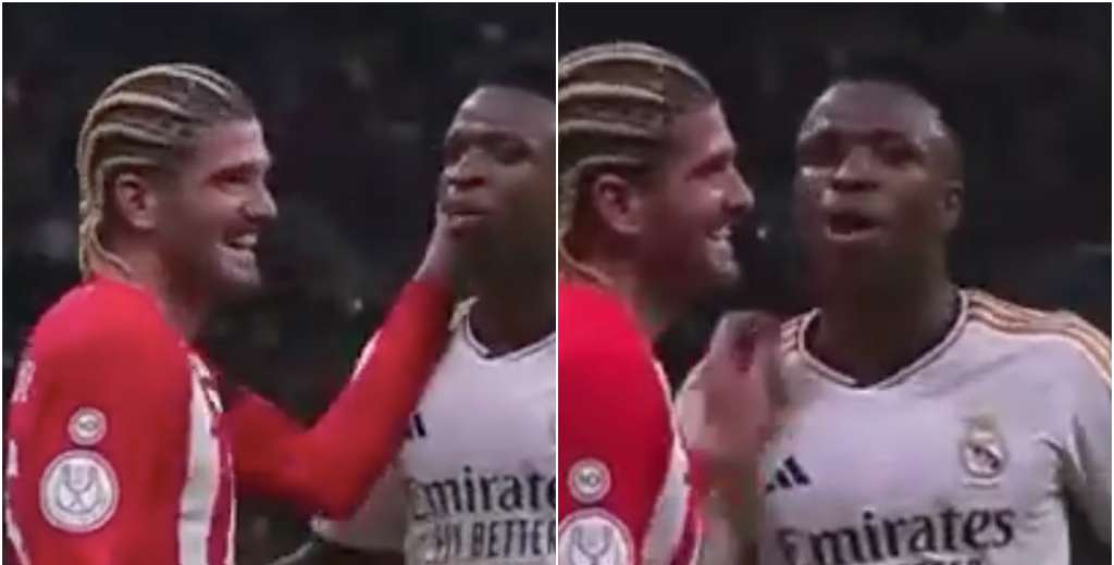 "Yo juego en Real Madrid", le grit&oacute; Vinicius a De Paul y recibi&oacute; la peor respuesta