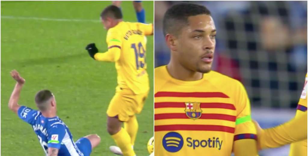 Esto es lamentable: el árbitro expulsa a Vitor Roque por no hacer nada...