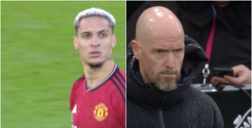 Era su cumplea&ntilde;os, United perd&iacute;a 2-1 y Ten Hag lo humill&oacute;: lo puso 50 segundos