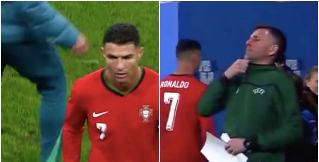 Portugal perdi&oacute; y Cristiano le grit&oacute; en la cara al &aacute;rbitro: Su frase en llamas