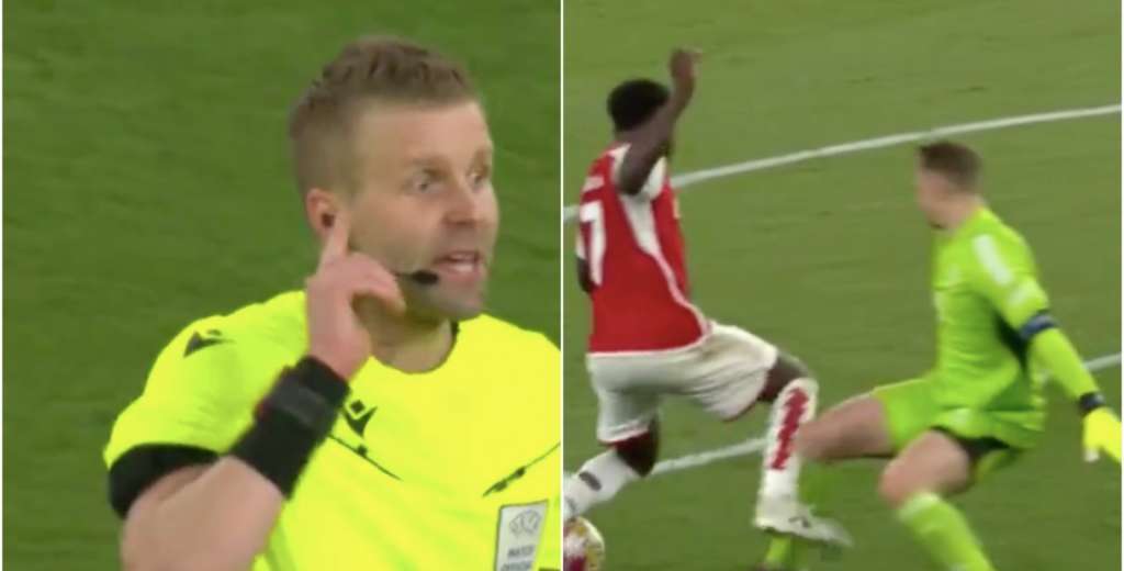 Lo reclamaron todos: El polémico penal que no le cobraron al Arsenal