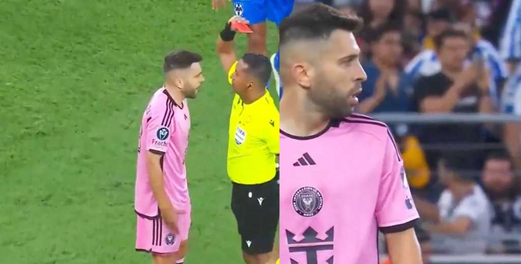 Jordi Alba como en el Barcelona: hizo todo mal y lo expulsaron