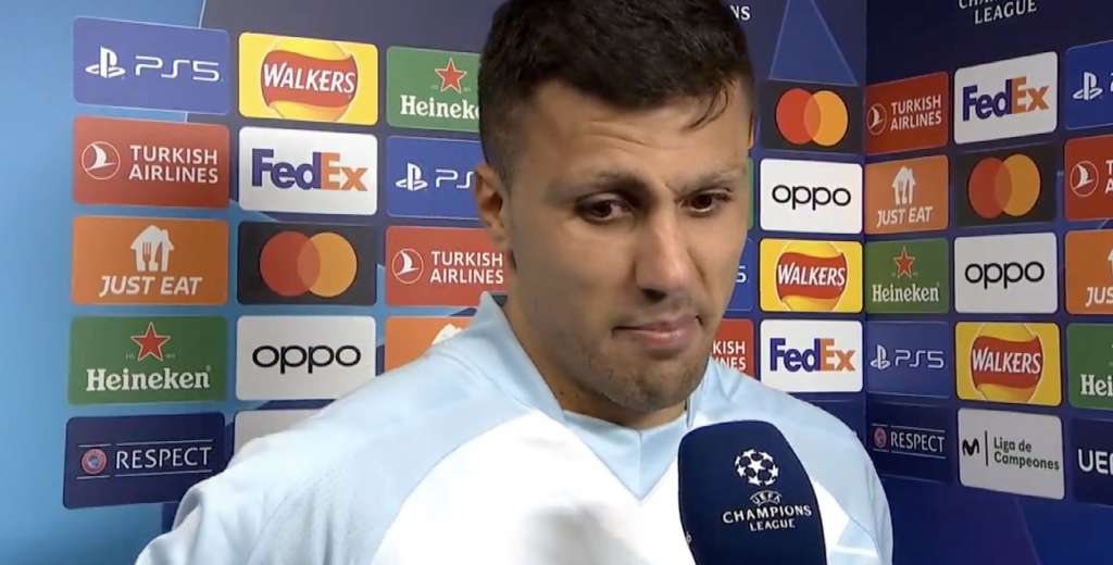 Rodri hundido: la frase que usó para liquidar al Real Madrid