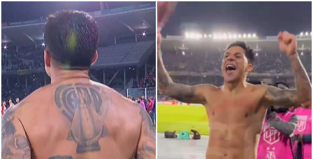 El v&iacute;deo de Enzo P&eacute;rez y su festejo en "Modo River" contra Boca 