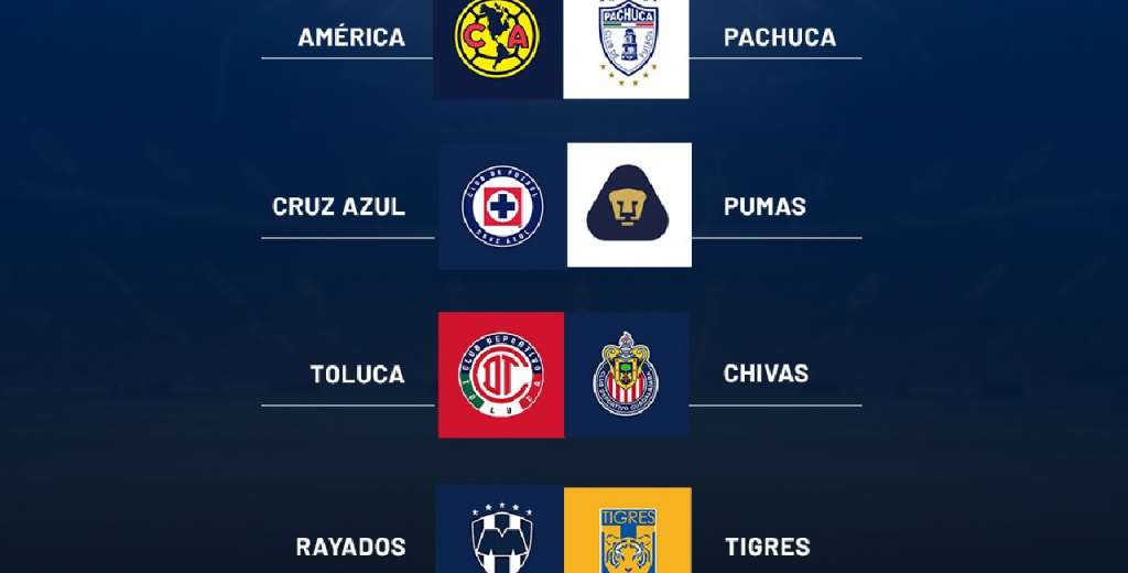 Todo confirmado: d&iacute;as y horarios listos para los Cuartos de final de la Liga MX