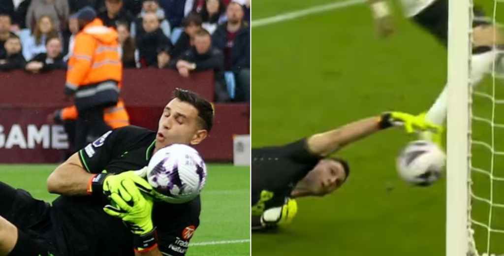 Dibu Martínez no lo pudo creer: cometió un error y se hizo un gol en contra