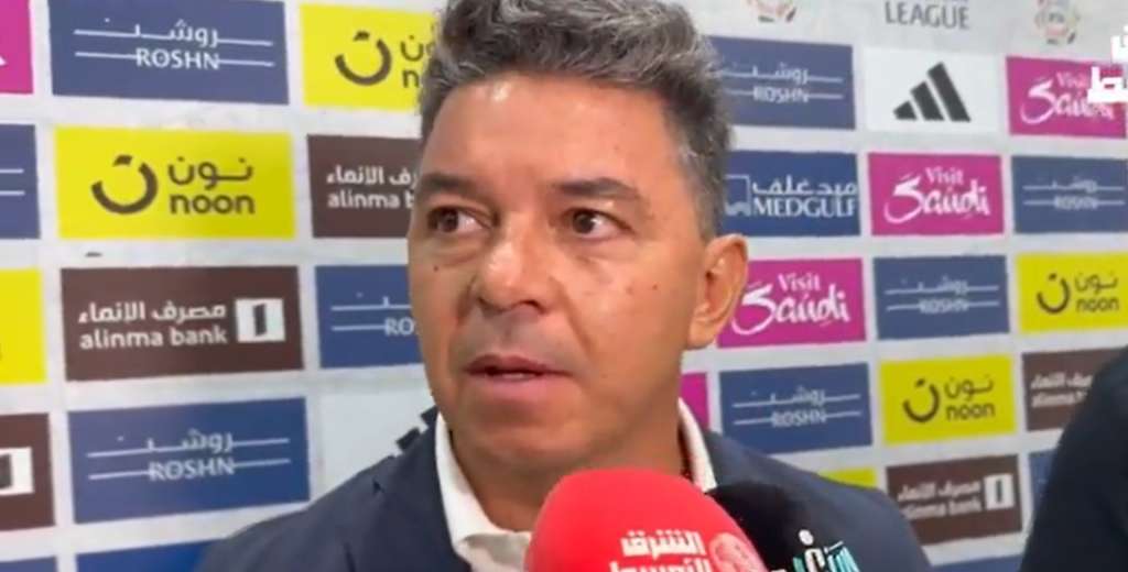 A Gallardo le preguntaron por su continuidad y explot&oacute;: "Tienen que buscar las respuestas en..."