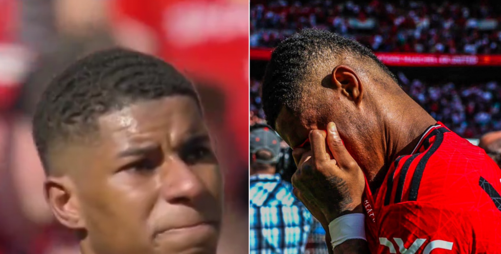 Sentir la camiseta: el conmovedor llanto de Rashford