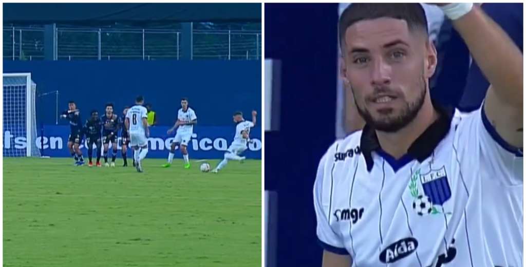 Para poner en un cuadro: el golazo de Agust&iacute;n Gonzalez ante Independiente del Valle