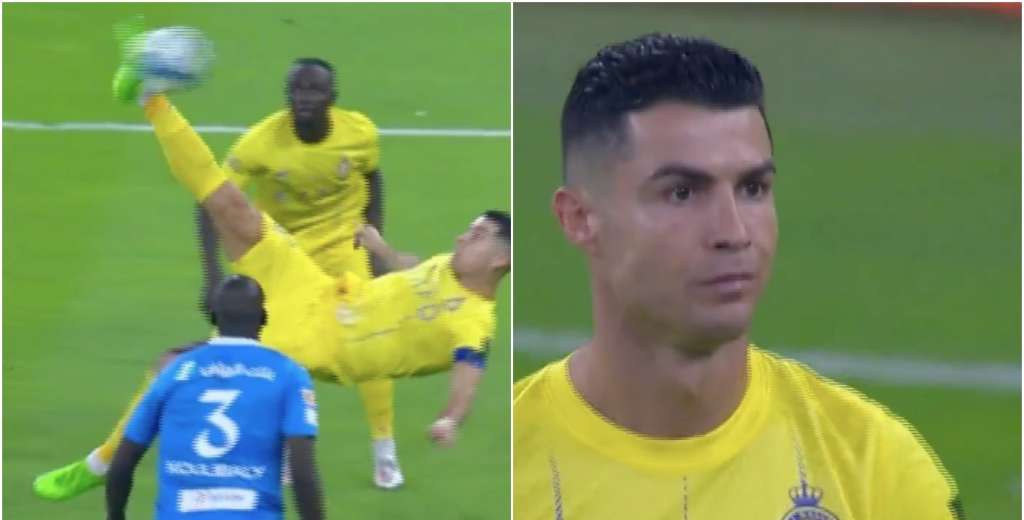 Cristiano estuvo a un centímetro de marcar el Puskas 2024: quedó de rodillas