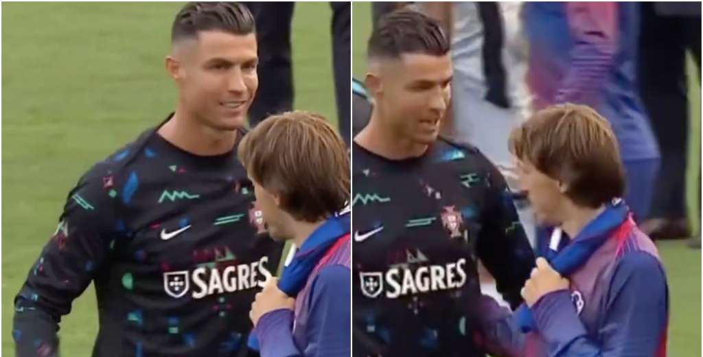 Directo al coraz&oacute;n del Real Madrid: la reacci&oacute;n de Modric al ver a Cristiano...