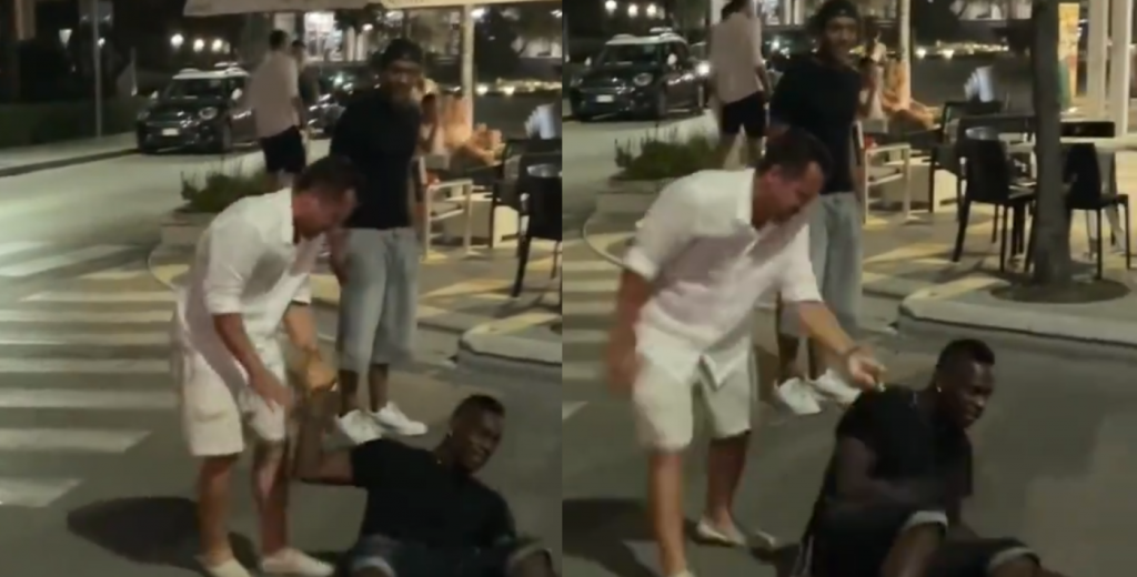 Balotelli en ruinas: apareci&oacute; ebrio y tirado en la calle...