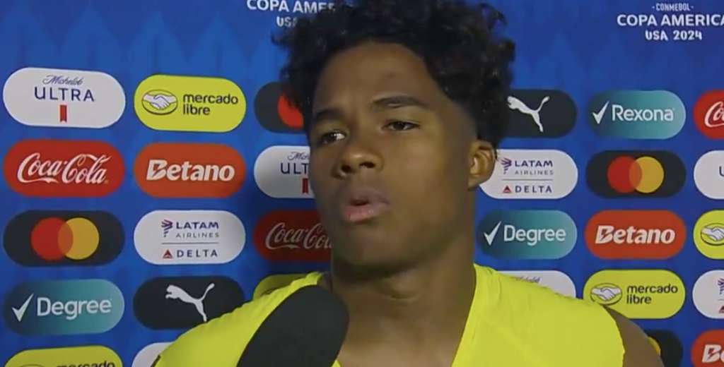 Tiene solo 17 a&ntilde;os: el razonamiento de Endrick tras perder la Copa Am&eacute;rica...