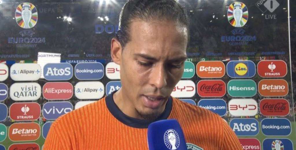 Tras queda eliminado, Van Dijk solt&oacute; la bomba: "Cuando termin&oacute; el partido..."