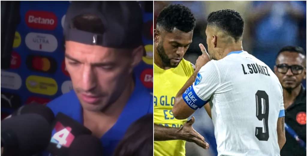 Tras la pelea final, Luis Suárez fulminó a Miguel Borja: lo dejó por el suelo...