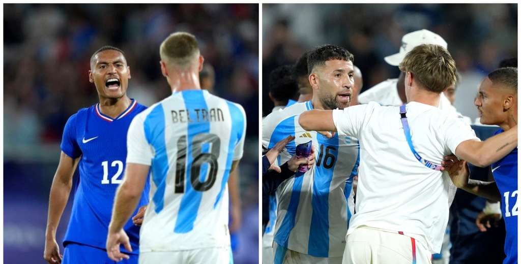 Enzo Millot le festej&oacute; en la cara a Beltr&aacute;n y los argentinos explotaron