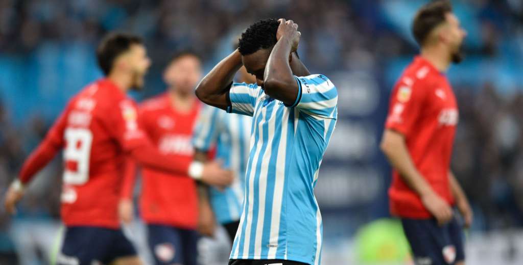 Un heroico Independiente con 9 jugadores empat&oacute; 0-0 contra Racing