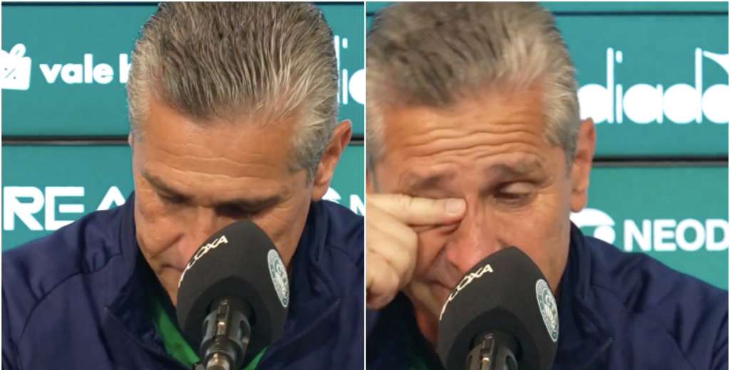 No hay consuelo: la reacci&oacute;n del t&eacute;cnico de Coritiba al saber el final de Izquierdo