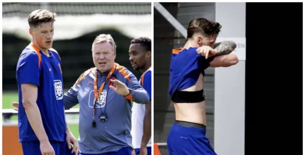 Otro esc&aacute;ndalo en Pa&iacute;ses Bajos: Weghorst abandon&oacute; el entrenamiento por una falta