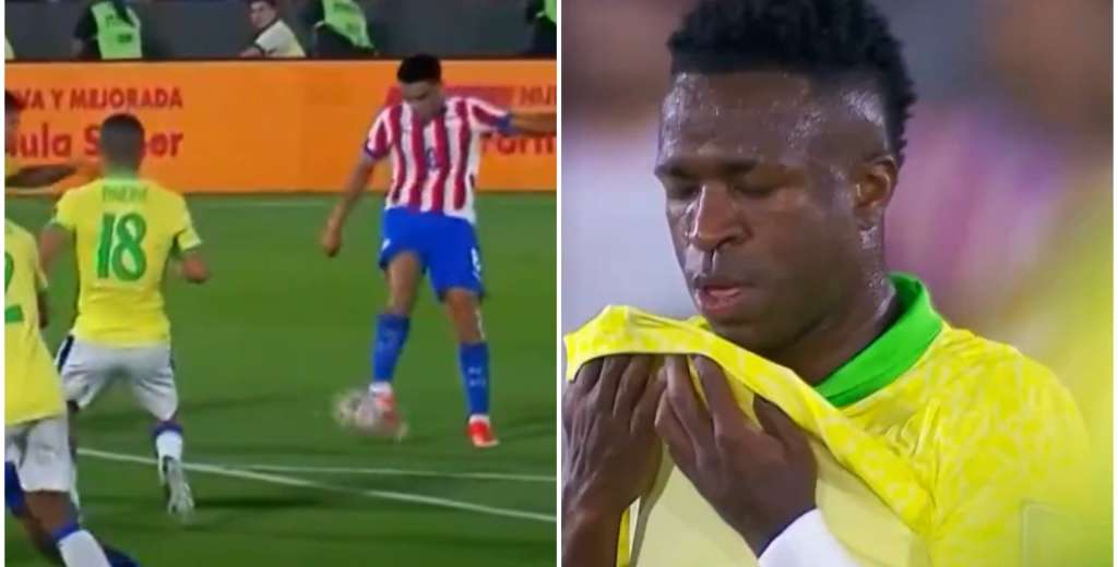 Es el gol de las eliminatorias: la brutal trivela de Gomez a Brasil
