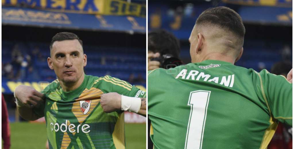 El picante gesto de Franco Armani a la tribuna de Boca tras la victoria