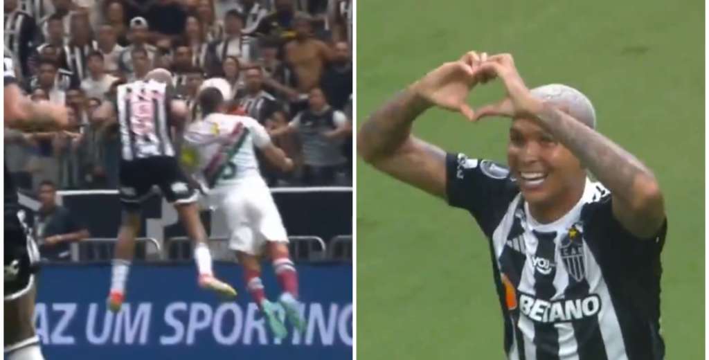 Deyverson le gan&oacute; a Thiago Silva y marc&oacute; un golazo de cabeza