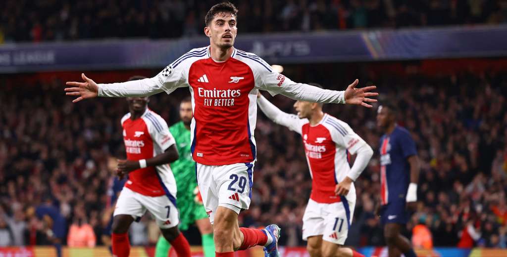 Desastre del PSG en la Champions: perdió 2-0 contra el Arsenal