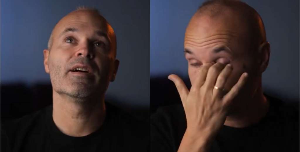Iniesta a puro llanto: "El Cerebro" subi&oacute; un video previo a anunciar su retiro  